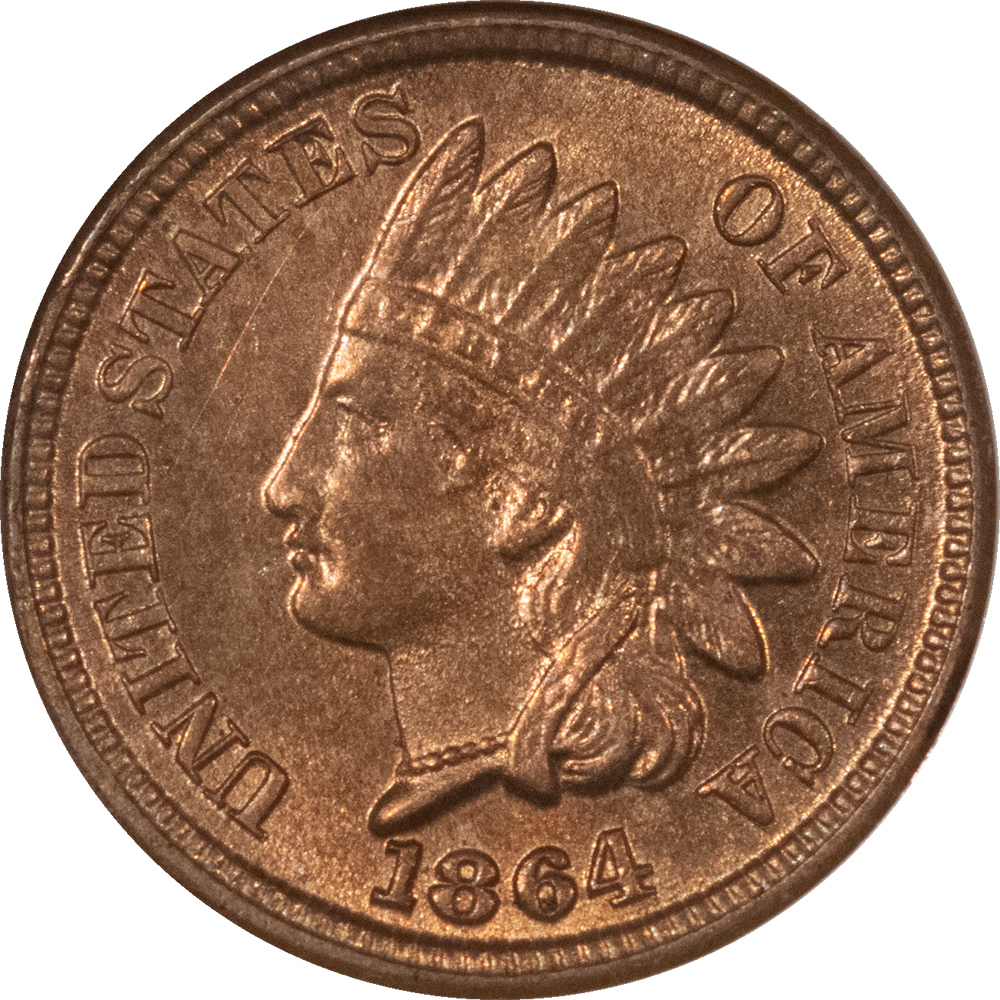 CAC Approved Coins 1864 INDIAN CENT, COPPER NICKEL – NGC MS-64, PREMIUM QUALITY! CAC APPROVED! CAC Approved Coins 1864 INDIAN CENT, COPPER NICKEL – NGC MS-64, PREMIUM QUALITY! CAC APPROVED!