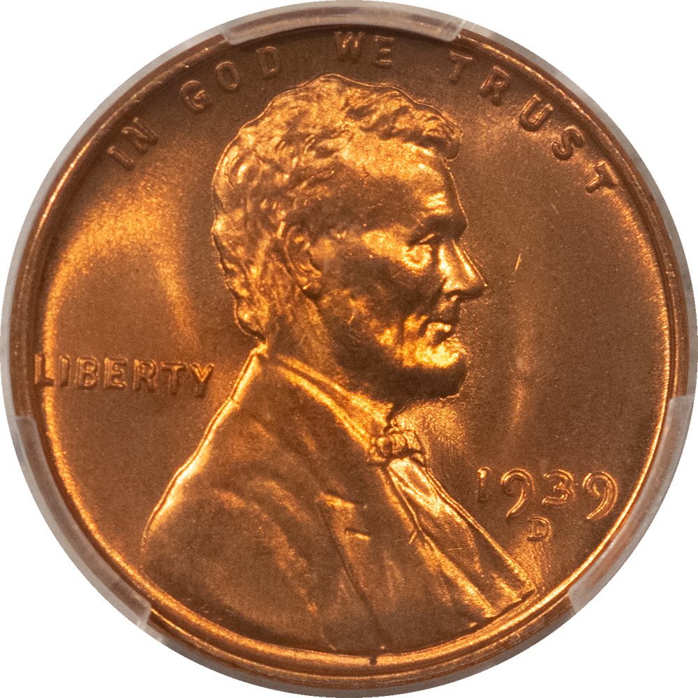 Lincoln Cents (Wheat) 1939-D LINCOLN CENT – PCGS MS-67+ RD SUPERB RED & PQ! Lincoln Cents (Wheat) 1939-D LINCOLN CENT – PCGS MS-67+ RD SUPERB RED & PQ!