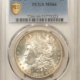 Dollars 1895-S $1 MORGAN DOLLAR – NGC MS-64, BLAZING WHITE, SCARCE DATE! CLEAN CHEEK! Dollars 1895-S $1 MORGAN DOLLAR – NGC MS-64, BLAZING WHITE, SCARCE DATE! CLEAN CHEEK!