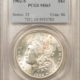 Dollars 1901-S $1 MORGAN DOLLAR – PCGS MS-65, BLAZING WHITE, CLEAN CHEEK!