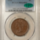 Flying Eagle 1858 FLYING EAGLE CENT SMALL LETTERS – PCGS AU-55, LOOKS MS-62! PREMIUM QUALITY!