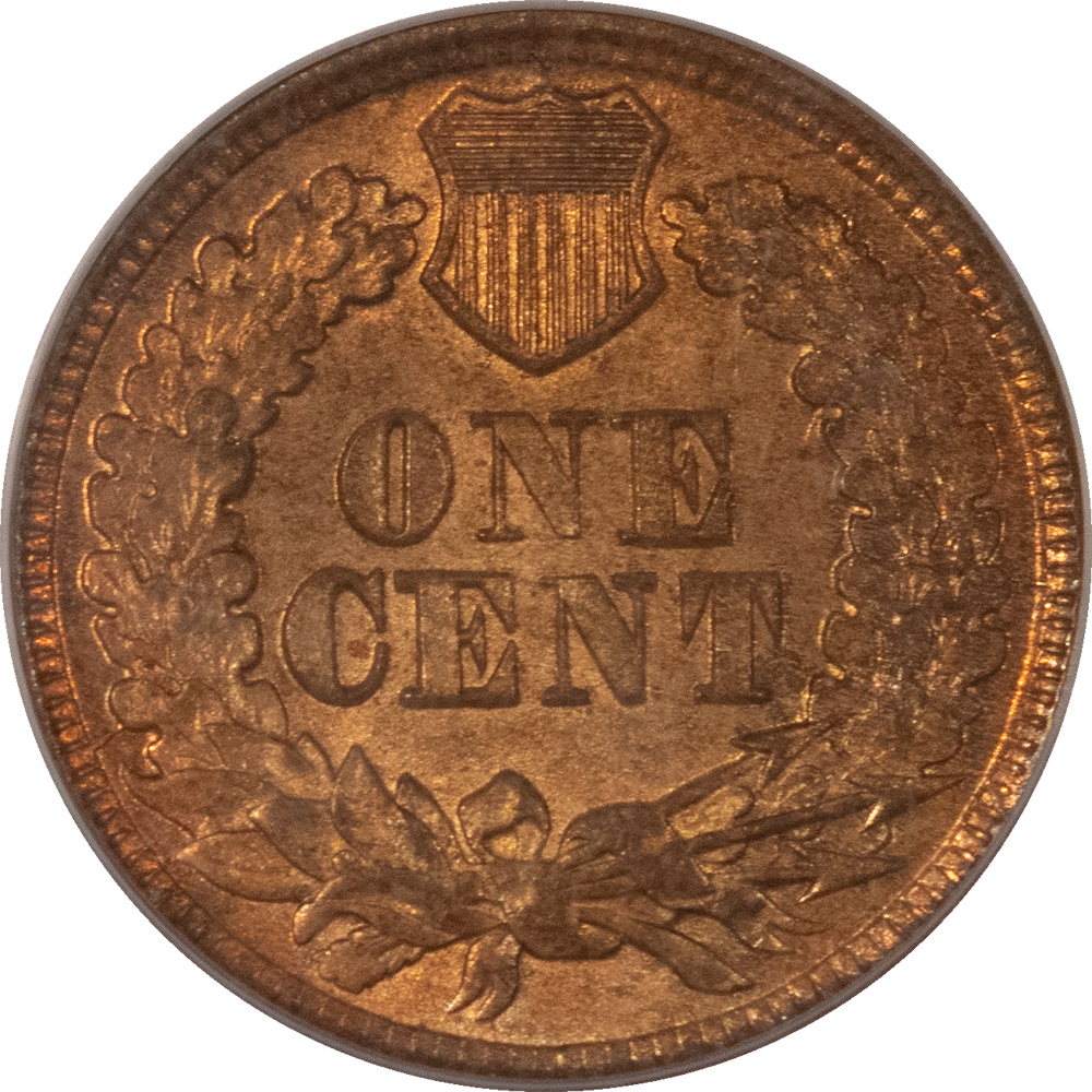 Indian 1866 INDIAN CENT – PCGS MS-64 RB, FRESH & ORIGINAL! EAGLE EYE PHOTO SEAL! Indian 1866 INDIAN CENT – PCGS MS-64 RB, FRESH & ORIGINAL! EAGLE EYE PHOTO SEAL!