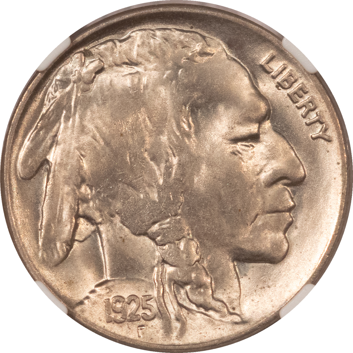 Buffalo Nickels 1925 BUFFALO NICKEL – NGC MS-65, 66 QUALITY! BLAZING LUSTER! CAC APPROVED! Buffalo Nickels 1925 BUFFALO NICKEL – NGC MS-65, 66 QUALITY! BLAZING LUSTER! CAC APPROVED!
