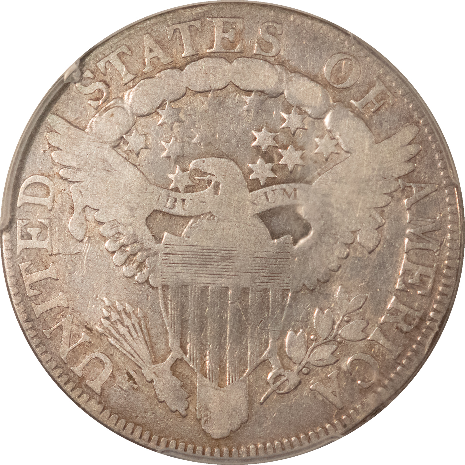 Early Halves 1805/4 DRAPED BUST HALF DOLLAR – PCGS F-15, TOUGH! BOLD OVERDATE! Early Halves 1805/4 DRAPED BUST HALF DOLLAR – PCGS F-15, TOUGH! BOLD OVERDATE!