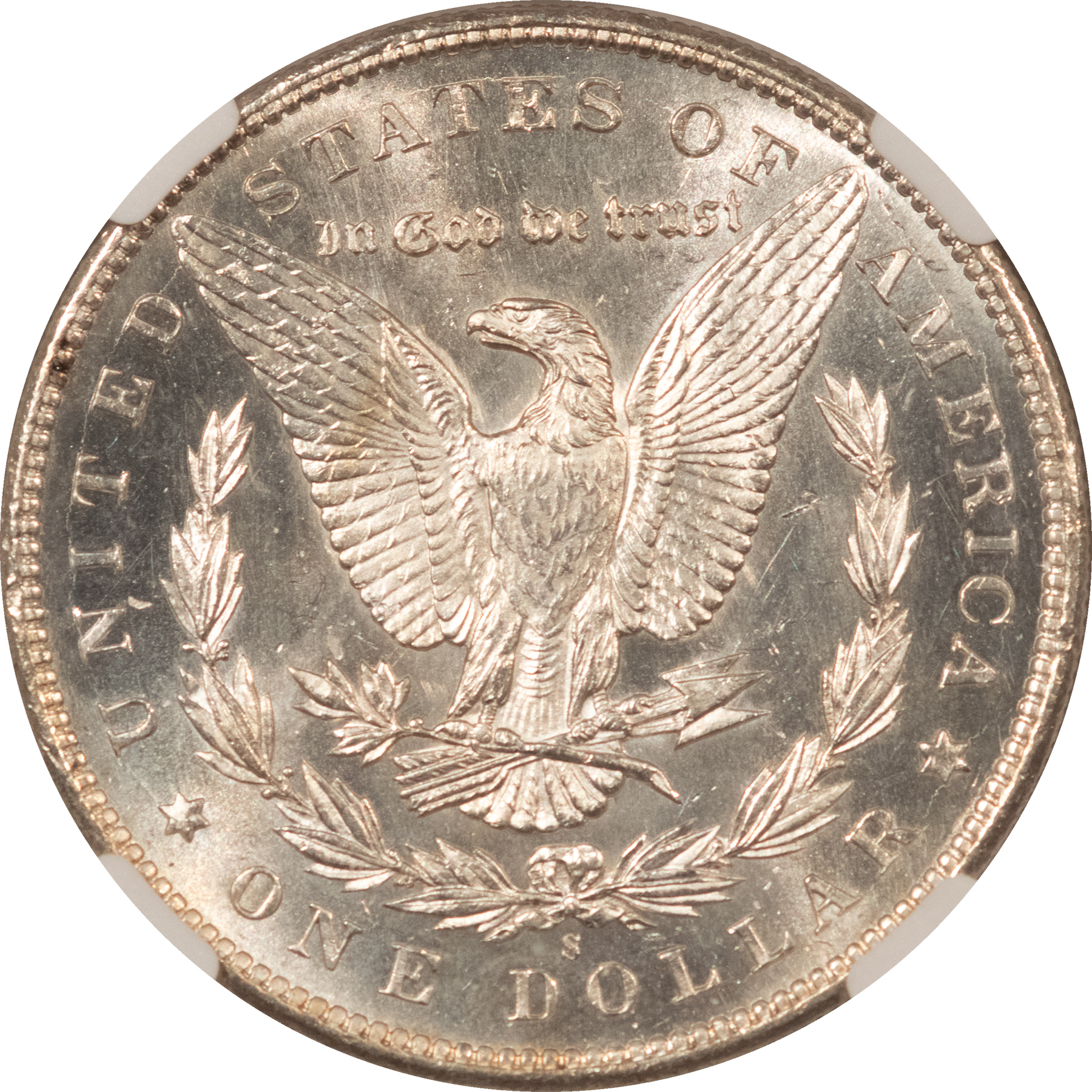 Dollars 1895-S $1 MORGAN DOLLAR – NGC MS-64, BLAZING WHITE, SCARCE DATE! CLEAN CHEEK! Dollars 1895-S $1 MORGAN DOLLAR – NGC MS-64, BLAZING WHITE, SCARCE DATE! CLEAN CHEEK!
