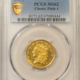 $2.50 1909 $2.50 INDIAN GOLD QUARTER EAGLE – PCGS MS-63, BETTER DATE!
