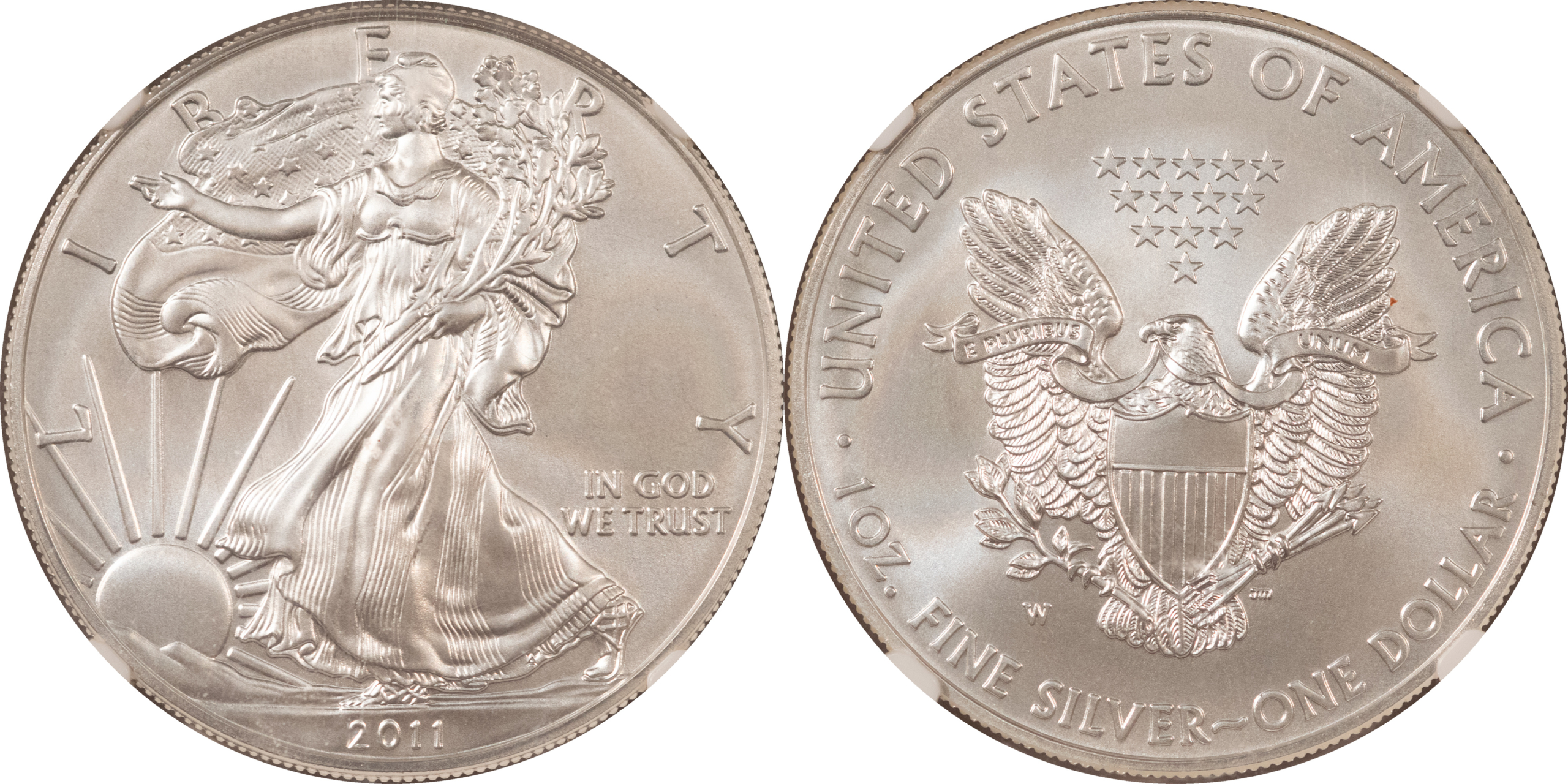 American Silver Eagles 2011 AMERICAN SILVER EAGLE 5 COIN 25TH ANNIVERSARY SET NGC MS/PF70 EARLY RELEASE American Silver Eagles 2011 AMERICAN SILVER EAGLE 5 COIN 25TH ANNIVERSARY SET NGC MS/PF70 EARLY RELEASE