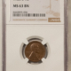 Lincoln Cents (Wheat) 1911-D LINCOLN CENT – NGC MS-63 BN, CHOICE!