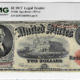 Legal Tender U.S. Notes 1923 $1 LEGAL TENDER “RED SEAL”, FR#40 SPEELMAN-WHITE, PMG VF-25, SPLITS-BRIGHT!