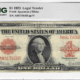 Legal Tender U.S. Notes 1917 $1 LEGAL TENDER, FR#38, ELLIOTT-WHITE, PMG VF-35 EPQ; BRIGHT & EMBOSSED!
