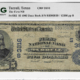Large National Currency 1902 $10 FNB OF TERRELL, TEXAS, CHTR #3816, PLAIN BACK, PMG VF-25 MINOR RUST