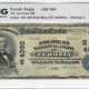 Large National Currency 1902 $10 FNB OF TERRELL, TEXAS, CHTR #3816, PLAIN BACK, PMG VF-25 MINOR RUST