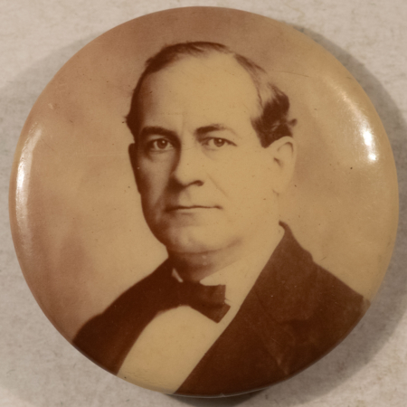 New Store Items 1900 WILLIAM J BRYAN 1 1/4″ SEPIA CELLO CAMPAIGN BUTTON-GREAT CONTRAST & NR-MINT