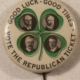 New Store Items 1916 CHARLES HUGHES 1 1/4″ DEEP SEPIA CAMPAIGN BUTTON W/ A DIFFERENT IMAGE-MINT!