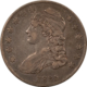 Early Halves 1831 CAPPED BUST HALF DOLLAR – HIGH GRADE CIRCULATED EXAMPLE W/ OLD CLEANING