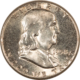 Franklin Halves 1959-D FRANKLIN HALF DOLLAR – BLAST WHITE UNCIRCULATED!