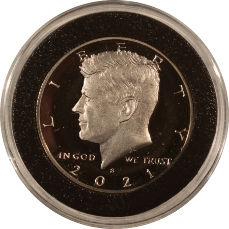 Half Dollars 2021-S CLAD PROOF KENNEDY HALF DOLLAR – GEM PROOF IN CAPSULE!