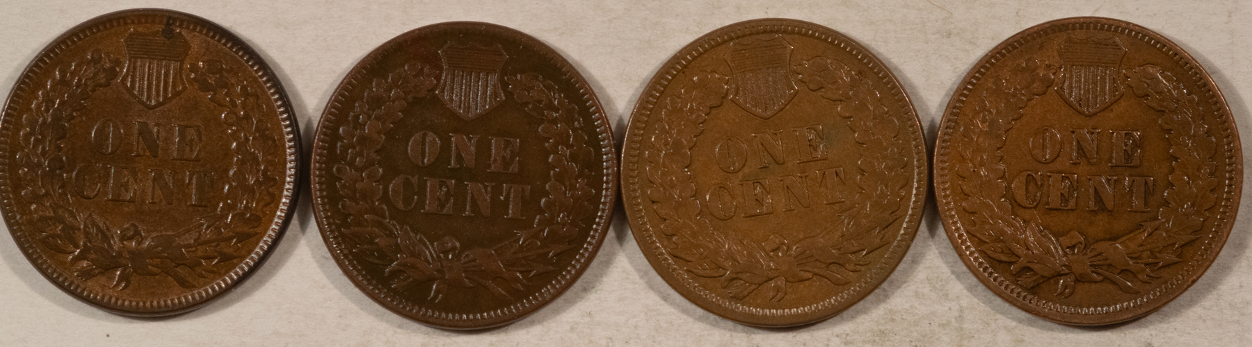 Indian 1896 1897 1899 1900 INDIAN CENT LOT OF 4 – HIGH GRADE CIRCULATED EXAMPLES! Indian 1896 1897 1899 1900 INDIAN CENT LOT OF 4 – HIGH GRADE CIRCULATED EXAMPLES!