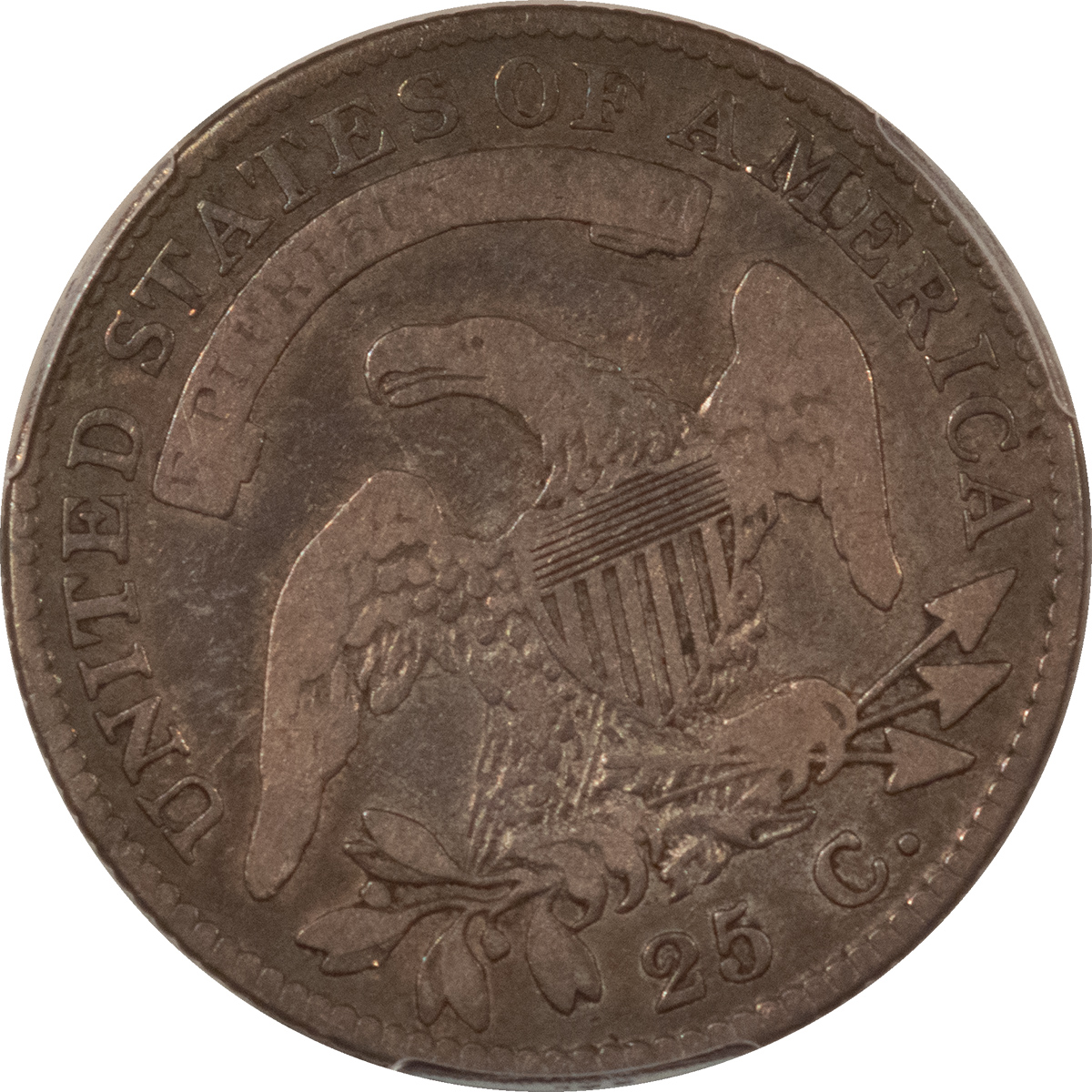 Capped Bust Quarters 1819 CAPPED BUST QUARTER, LARGE 9 – PCGS VG-10 Capped Bust Quarters 1819 CAPPED BUST QUARTER, LARGE 9 – PCGS VG-10
