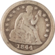 Half Dimes 1839-O SEATED LIBERTY HALF DIME – HIGH GRADE EXAMPLE BUT SURFACE ISSUES