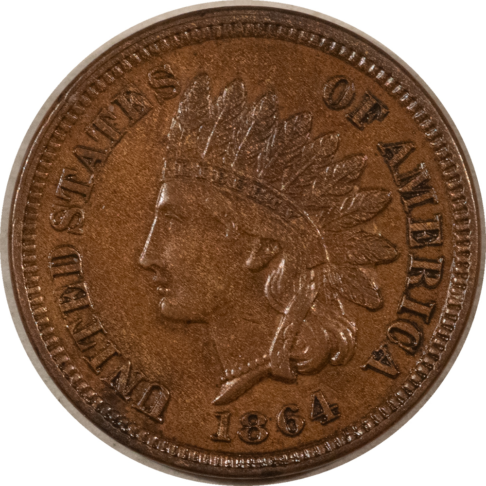 Indian 1864 L ON RIBBON INDIAN CENT – HIGH GRADE, NEARLY UNCIRCULATED, LOOKS CHOICE! Indian 1864 L ON RIBBON INDIAN CENT – HIGH GRADE, NEARLY UNCIRCULATED, LOOKS CHOICE!