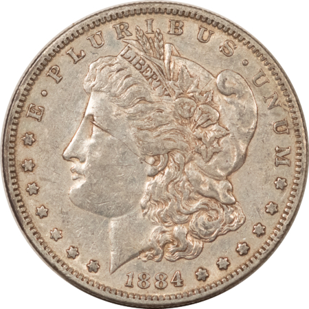 Dollars 1884-S $1 MORGAN DOLLAR – PLEASING HIGH GRADE EXAMPLE WITH RETAINED LUSTER!