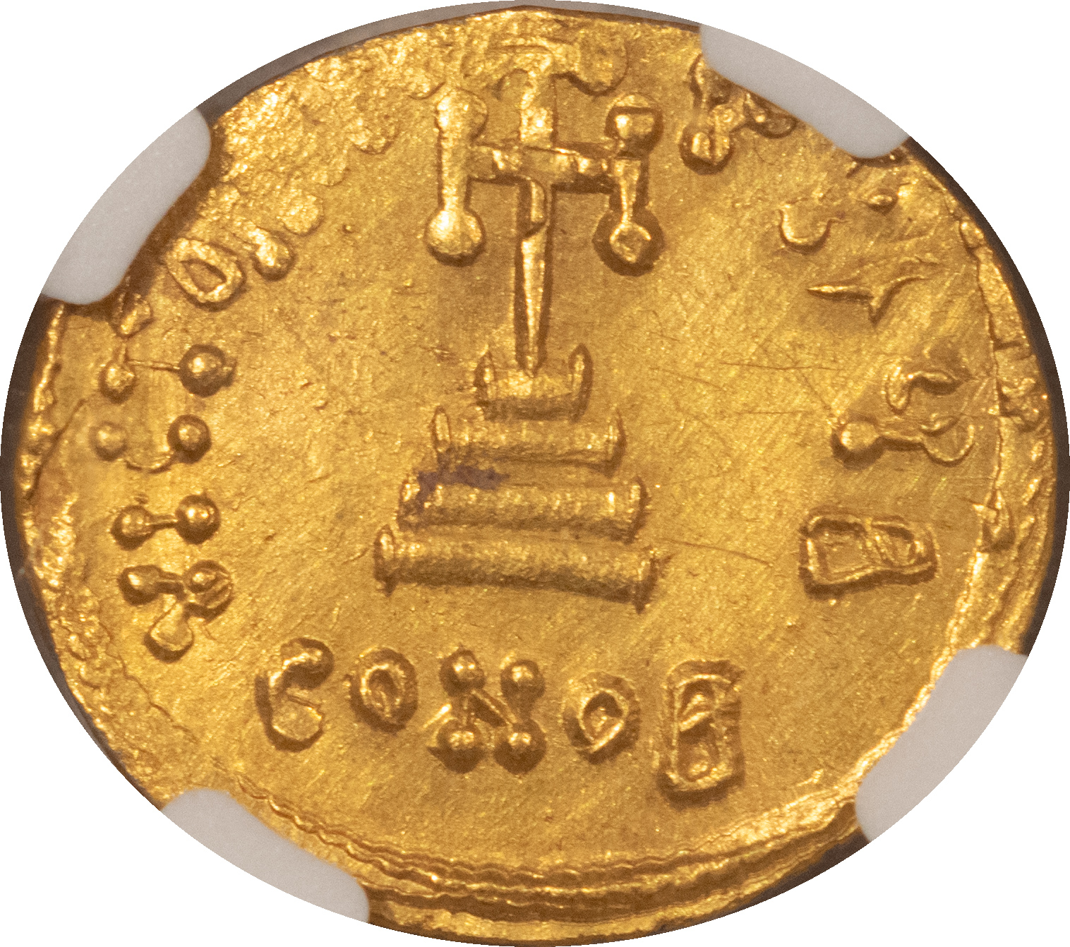 Ancient Coins BYZANTINE EMPIRE CONSTANS II & CONSTANT IV, AD 654-668 GOLD SOLIDUS NGC 5/5, 3/5 Ancient Coins BYZANTINE EMPIRE CONSTANS II & CONSTANT IV, AD 654-668 GOLD SOLIDUS NGC 5/5, 3/5
