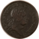 Colonials 1773 VIRGINIA HALF PENNY NO PERIOD – STRONG DETAILS, SLIGHTLY POROUS! Colonials 1773 VIRGINIA HALF PENNY NO PERIOD – STRONG DETAILS, SLIGHTLY POROUS!