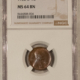 Lincoln Cents (Wheat) 1915-D LINCOLN CENT – NGC MS-64 BN, PREMIUM QUALITY!
