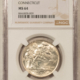 Early Commems 1939-D ARKANSAS COMMEMORATIVE HALF DOLLAR – NGC MS-64, LOOKS GEM!