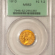 $2.50 1912 $2.50 INDIAN GOLD, PCGS MS-63, OGH!