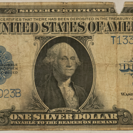 Large Silver Certificates 1923 $1 SILVER CERTIFICATE FR-237 – CULL/FILLER