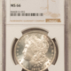 Dollars 1881-CC $1 MORGAN DOLLAR – NGC MS-65, FRESH WHITE GEM! CARSON CITY!