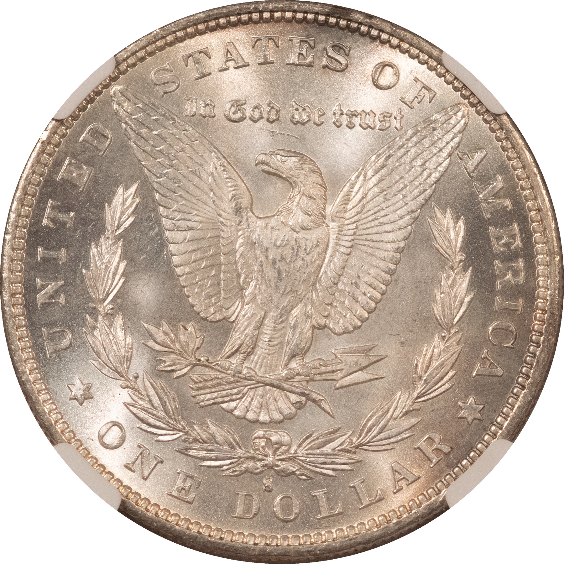 Dollars 1879-S $1 MORGAN DOLLAR – NGC MS-66, BLAST WHITE! Dollars 1879-S $1 MORGAN DOLLAR – NGC MS-66, BLAST WHITE!