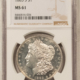 Dollars 1881-CC $1 MORGAN DOLLAR – NGC MS-65, FRESH WHITE GEM! CARSON CITY!