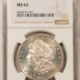 Dollars 1902-S $1 MORGAN DOLLAR – NGC MS-62, FRESH & FLASHY!