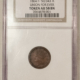 Civil War & Hard Times 1863 OH F-175C-1A CG BRUCE CIVIL WAR TOKEN – NGC VF-20 BN!