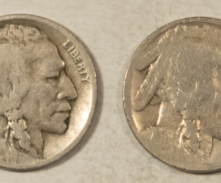 Buffalo Nickels 1914-S 1916-D 1916-S X2 BUFFALO NICKELS, LOT OF 4 – CIRCULATED!