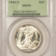 Half Dollars 1943-D WALKING LIBERTY HALF DOLLAR PCGS MS-65 OLD GREEN HOLDER, PREMIUM QUALITY!