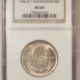 Early Commems 1947 BOOKER T WASHINGTON COMMEMORATIVE HALF DOLLAR – PCGS MS-64, FRESH, FLASHY!