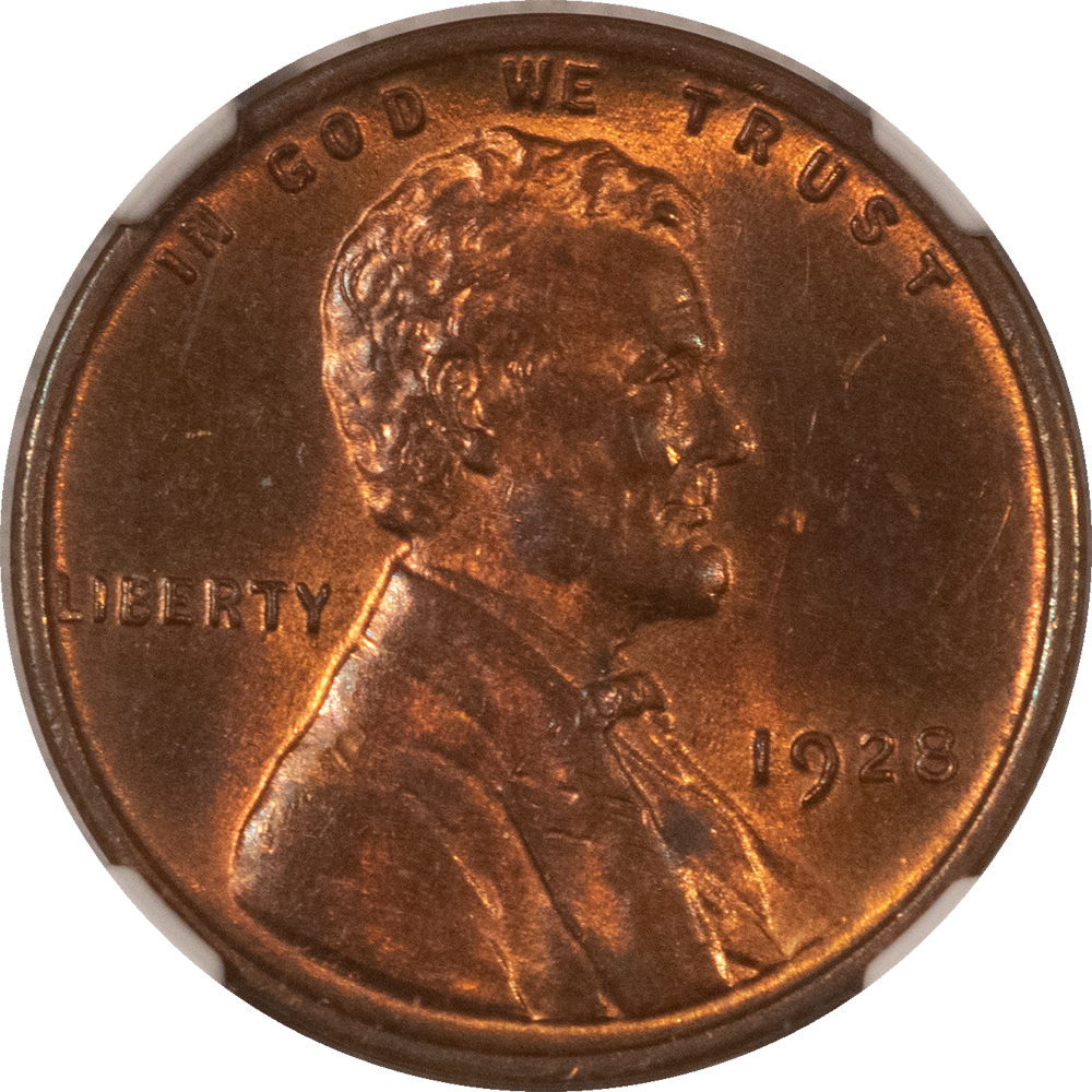 Lincoln Cents (Wheat) 1928 LINCOLN CENT – NGC MS-64 RB Lincoln Cents (Wheat) 1928 LINCOLN CENT – NGC MS-64 RB