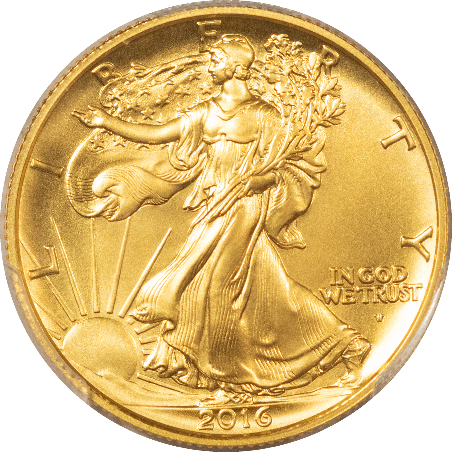Bullion 2016-W WALKING LIBERTY CENTENNIAL GOLD – PCGS SP-70 100TH ANNIVERSARY 1ST STRIKE Bullion 2016-W WALKING LIBERTY CENTENNIAL GOLD – PCGS SP-70 100TH ANNIVERSARY 1ST STRIKE