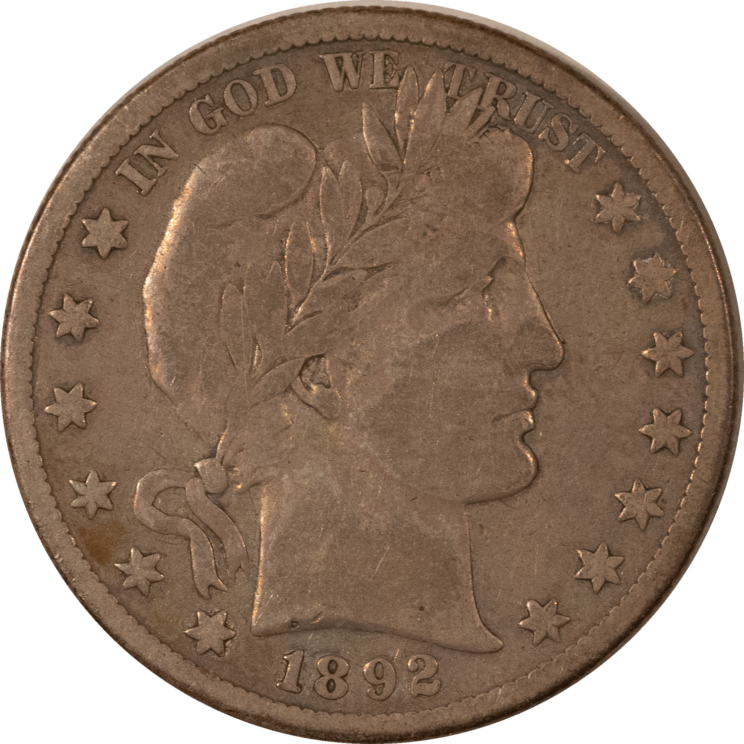 Barber Halves 1892-S BARBER HALF DOLLAR – DECENT CIRC EXAMPLE WITH NICE DETAILS! KEY-DATE! Barber Halves 1892-S BARBER HALF DOLLAR – DECENT CIRC EXAMPLE WITH NICE DETAILS! KEY-DATE!