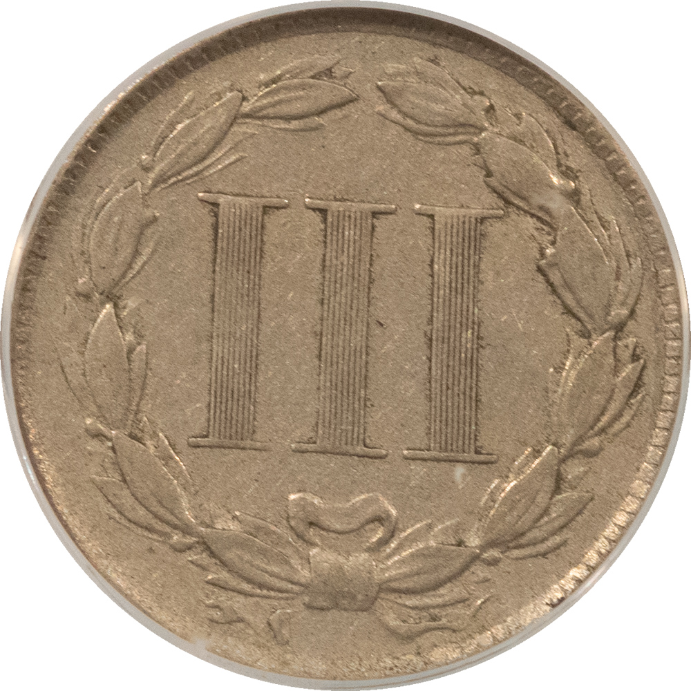 New Certified Coins 1887 THREE CENT NICKEL – ANACS VF-35, RARE BUSINESS STRIKE! New Certified Coins 1887 THREE CENT NICKEL – ANACS VF-35, RARE BUSINESS STRIKE!