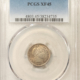 Barber Dimes 1895 BARBER DIME – PCGS XF-45, LOOKS AU! TOUGH DATE!