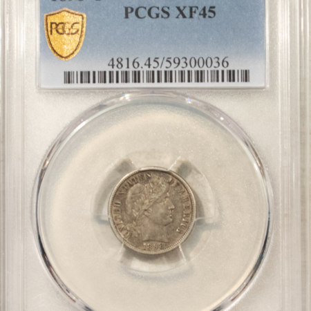 Barber Dimes 1898-O BARBER DIME – PCGS XF-45 WHOLESOME, TOUGH!