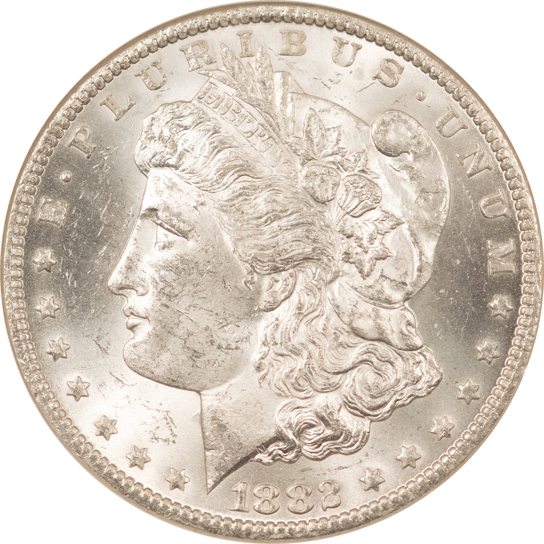 Dollars 1882-CC $1 MORGAN DOLLAR – CHOICE BRILLIANT UNCIRCULATED, CARSON CITY! Dollars 1882-CC $1 MORGAN DOLLAR – CHOICE BRILLIANT UNCIRCULATED, CARSON CITY!
