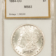 Dollars 1883-O $1 MORGAN DOLLAR – PCGS MS-63, OLD GREEN HOLDER, PREMIUM QUALITY! Dollars 1883-O $1 MORGAN DOLLAR – PCGS MS-63, OLD GREEN HOLDER, PREMIUM QUALITY!