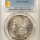 Dollars 1897-O $1 MORGAN DOLLAR – PCGS AU-58 WHITE, FLASHY & LOOKS VIRTUALLY UNCIRCULTED