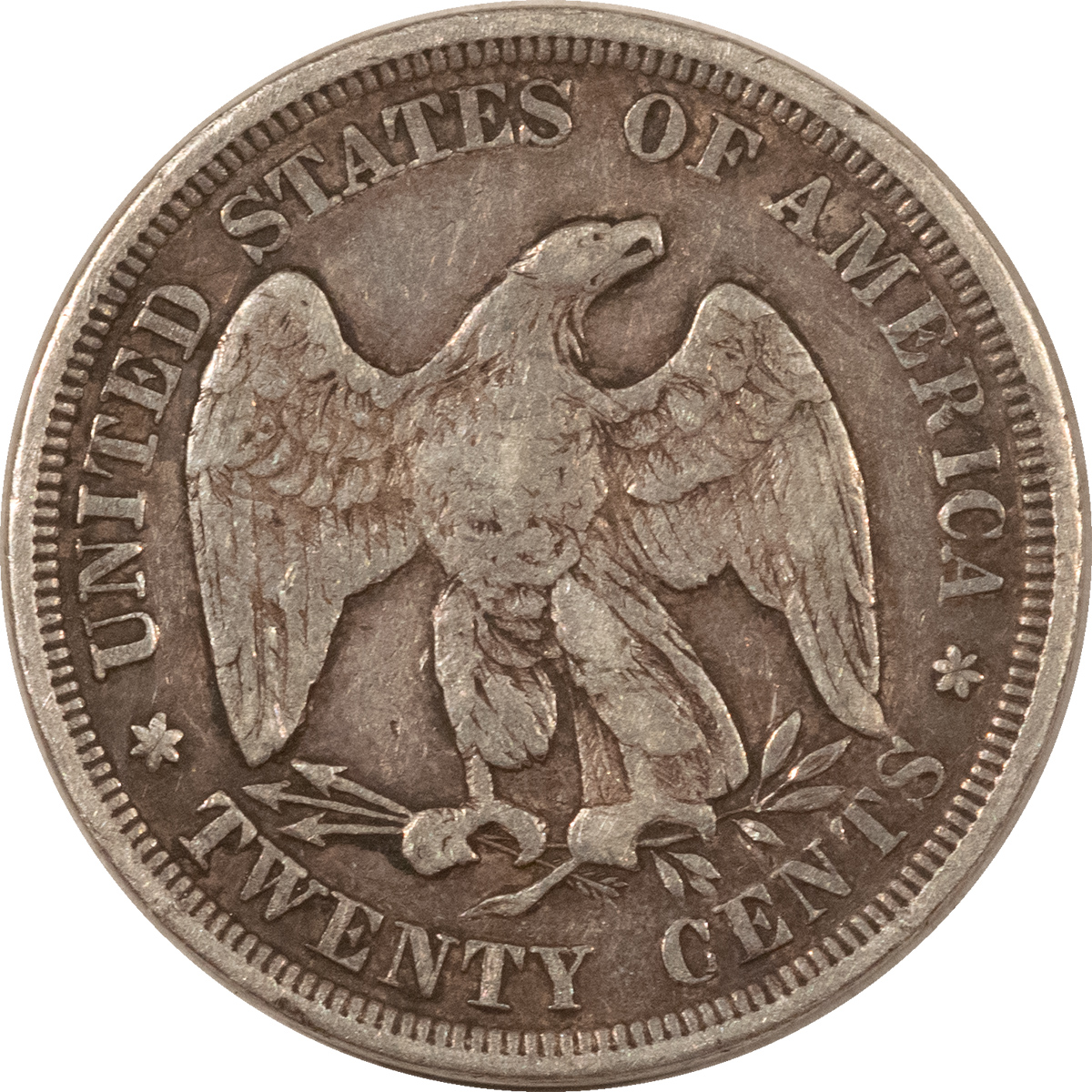 New Store Items 1875 TWENTY CENT PIECE – HIGH GRADE CIRCULATED EXAMPLE! New Store Items 1875 TWENTY CENT PIECE – HIGH GRADE CIRCULATED EXAMPLE!